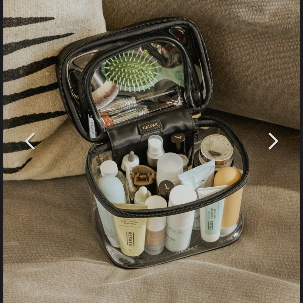 Calpak Toiletry Makeup Case Black